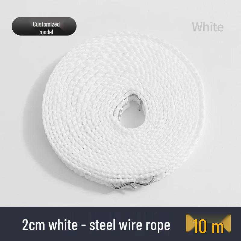 Windproof Non-Slip Clothes Drying Rope for Indoor/Outdoor Use