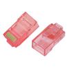 LIZAO 10PCS RJ45 Ethernet Cable Module Plug Network Connector Cat6 Color Cat5e Gold-plated Cable