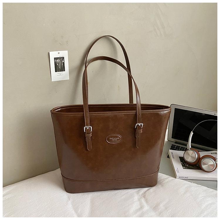 Daily commuting versatile bag women's 2025 new light luxury niche high-end shoulder bag large-capacity tote bag