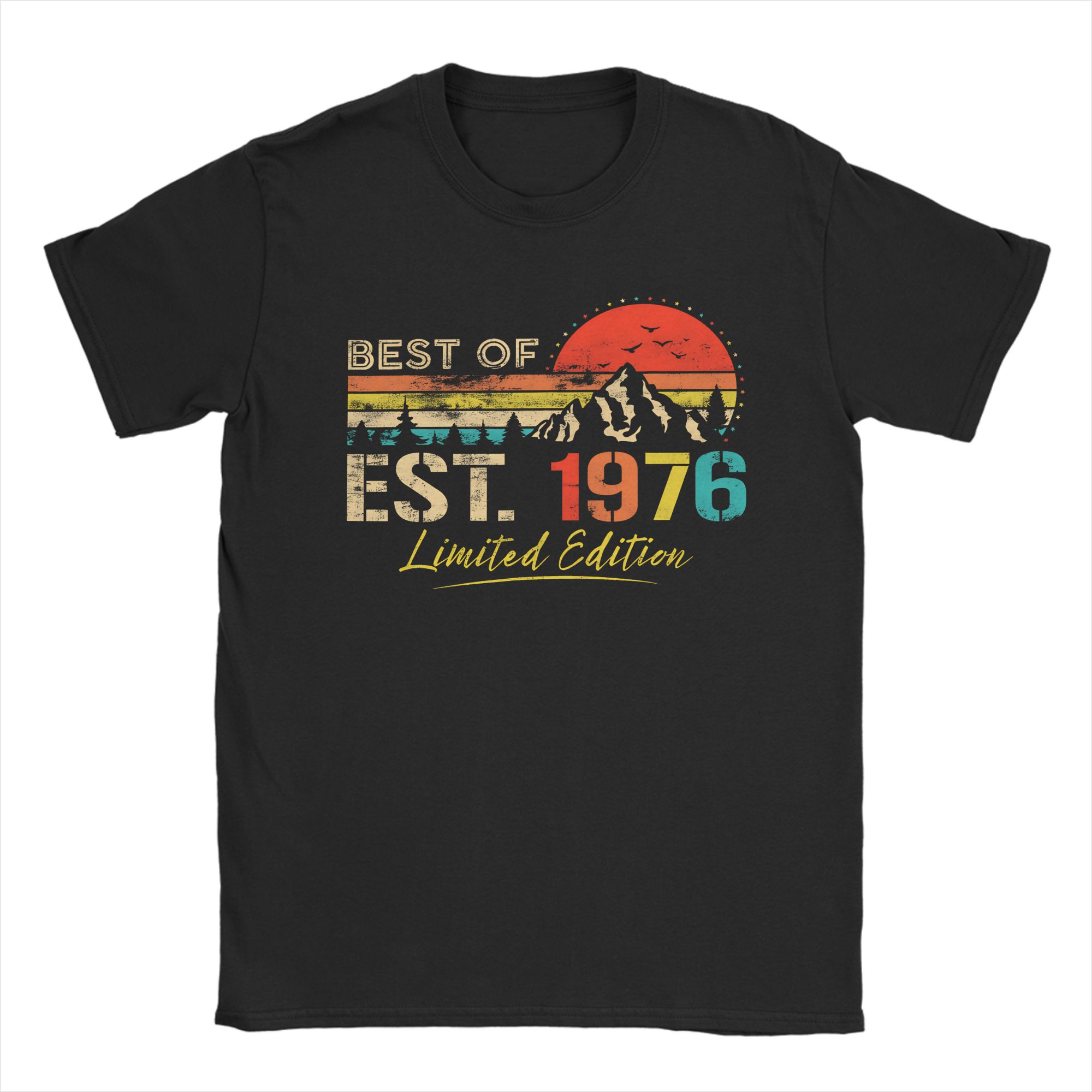 

Harajuku T Shirt Summer Vintage 1976 Limited Edition Trending T Shirts Cotton Tee Shirt for Male Y2K Hot Sale Short Sleeve Tops S
