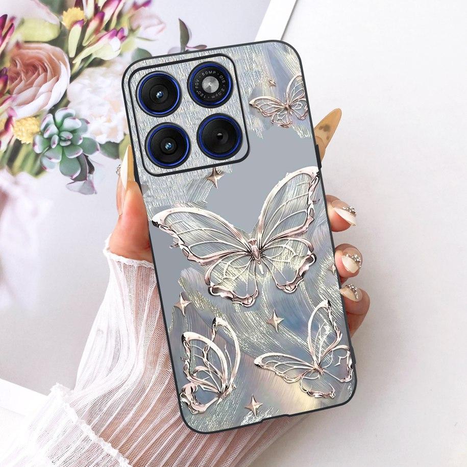 6.7" For Motorola Edge 70 Phone Case Luxury Dragon Cartoon Cover Soft Black Silicone Shell For Motorola Edge70 Moto X70 Air Etui