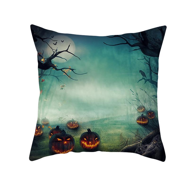 New Peach Skin Halloween Pillowcase Home Wish Home Supplies Cushion Cover Waist Pillowcase