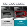 Real Soft Carbon Fiber Sticker For Vauxhall Opel Astra H MK5 2004 2005 2006 2007 2008 2009 2010 Car Instrument Air Outlet Trim.