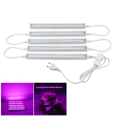 LED-Wachstumslicht, Vollspektrum-Zimmerpflanzenlampe, T5-Röhre, Glühbirne, Stablicht für Pflanzen, Blumen, Gemüse, Innengewächshaus, Hydrokultur, mit EU-Stecker