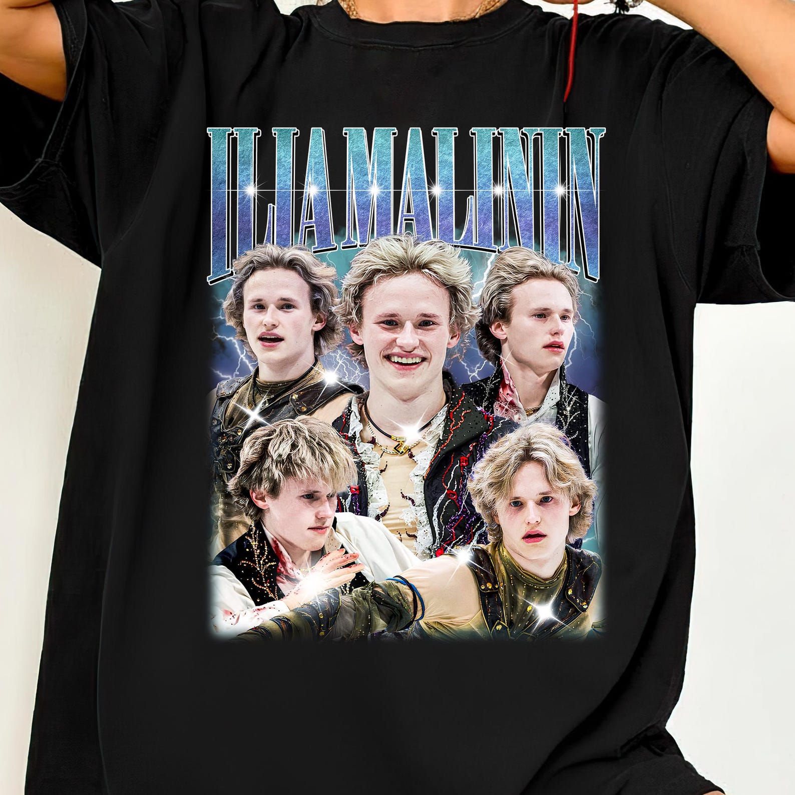 Ilia Malinin Bootleg Shirt, Ice Skating Vintage Shirt, Vintage 90s Sport Shirt, 2026 Champions Shirt, Ilia Malinin Bootleg Tee 3XL
