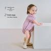 Babylove Girls' Embroidered Cotton Gauze Bodysuit