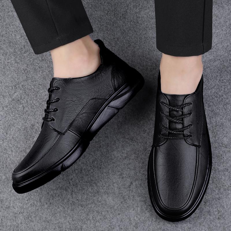 Fashion Men All-match Flats Male Outdoor Casual Footwear Mens High Quality Breathable Sneakers Men's Shoes Genuine Leather Skate Shoes