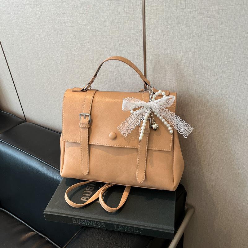 High-value women's bag single shoulder oblique span bag women's bag spring large-capacity handbag double shoulder small backpack