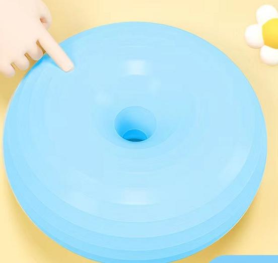 Exercise Ball 20inch Inflatable Yoga Ball with Inflator Anti-Burst Workout Ball Fitness Ball for Balancing Stability Training