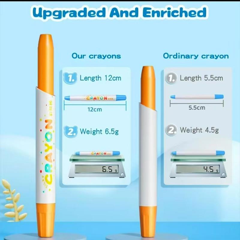 12/24/36/48 Colors Children'S Water Soluble Painting Crayons Watercolor All-In-One Silky Crayons