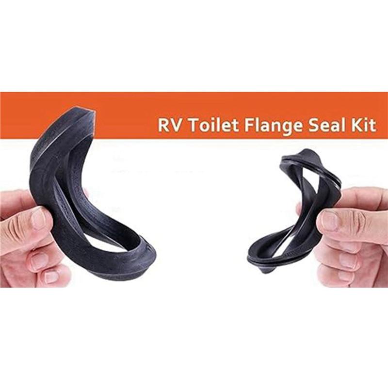 High-Quality RV Toilet Seal & Flange Kit - Perfectly Compatible With RV 300/310/320 Series Toilets Easy To Use