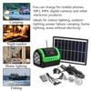 Solar Panel Charging Generator System Power Panel Generator Kit with MP3 Radio Outdoor Flashlight Mobile Power Supply