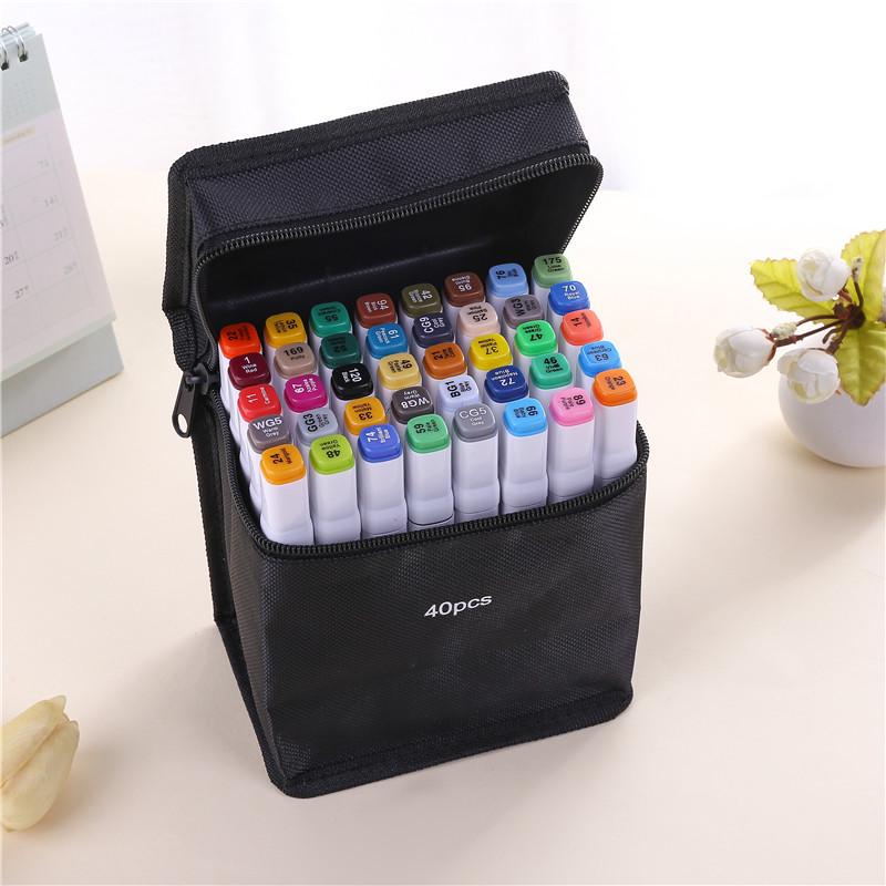 Buy Art Marker Set 30/40/60 Colors Markers Manga Sketch Drawing Marker