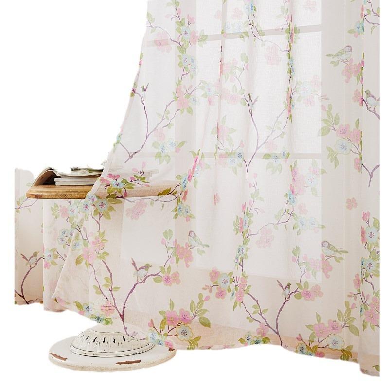 Finished Digital Printing Window Screen Curtain Curtain Fabric High Precision