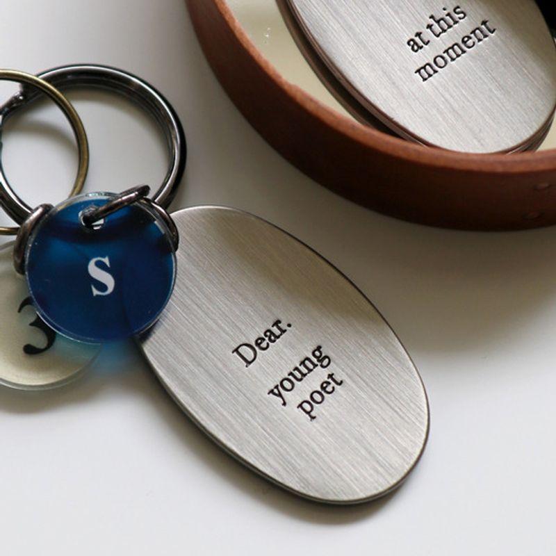 

ALLGRAY allgray keyring _ words at this moment