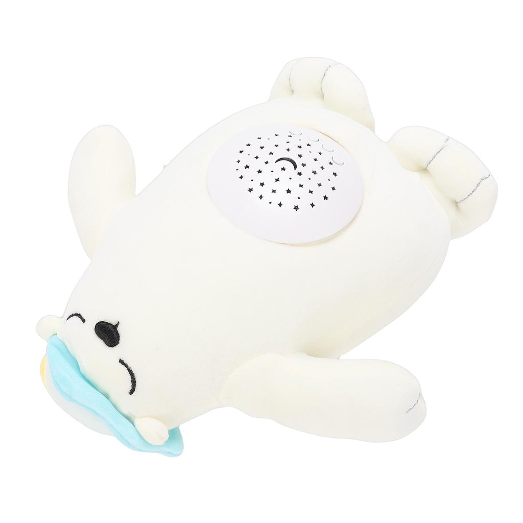 Polar Bear Plush Toy Sound Light Musical Baby Soother Soft Stuffed Animal Sleep Companion Bear Toy