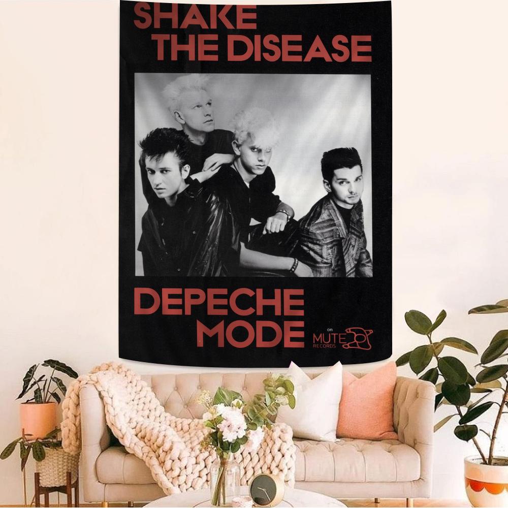 Cantante Star Depeche Mode Arazzo Colorato da Appendere alla Parete Arazzi da Parete Bohemien Lenzuola con Mandala da Appendere alla Parete