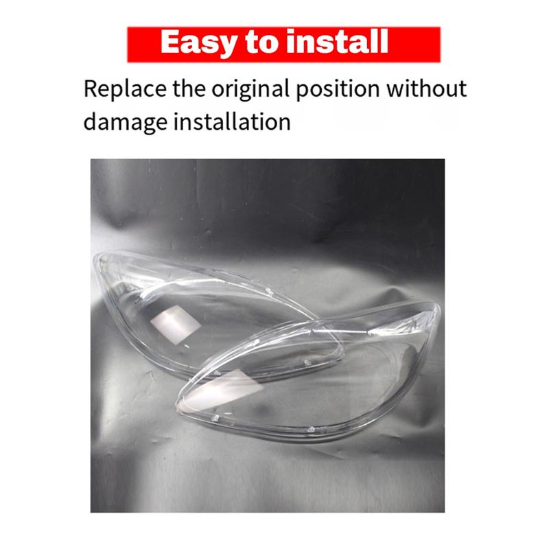 ABLZ-For  Vito W639 2004-2010 Front Headlight Cover Transparent Headlamp Shell Lamp Lens Transparent Right