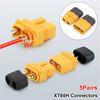 5 Paar Männlich Weiblich XT60H Stecker Elektrischer Drahtanschluss für Lithiumbatterie RC Flugzeuge Auto