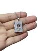 Gothic Cross Necklace Unisex Retro Black Stainless Steel Pendant Jewelry For Alternative Fashion