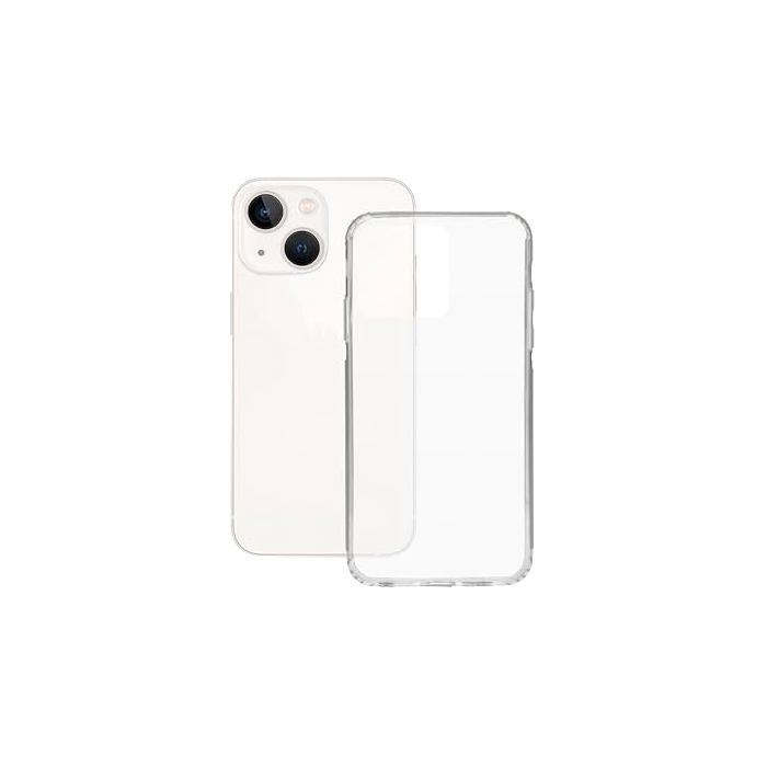 Étui pour iPhone 15 - KSIX smart your tech - Transparent - Flexible - Polyuréthane thermoplastique - 11.8x21.3x1.5 cm