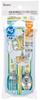 Skater Trio Set of and Fork for Made In Chopsticks, Spoon, (Minion 23) Kids, Antibacterial, Japan, TACC2AG-A