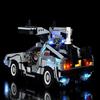 LED Lighting Kit Compatible with Lego 10300  Back to the Future Time Machine Racing Car Model (NOT Include The Model Bricks)