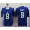 NFL New York Giants Custom Jersey Barkley 26 Jones 8 Manning 10 Mens Football Uniform Fans Sports Enthusiasts