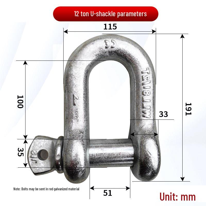 American Bow-Shaped Heavy-Duty Shackle Ring Lock