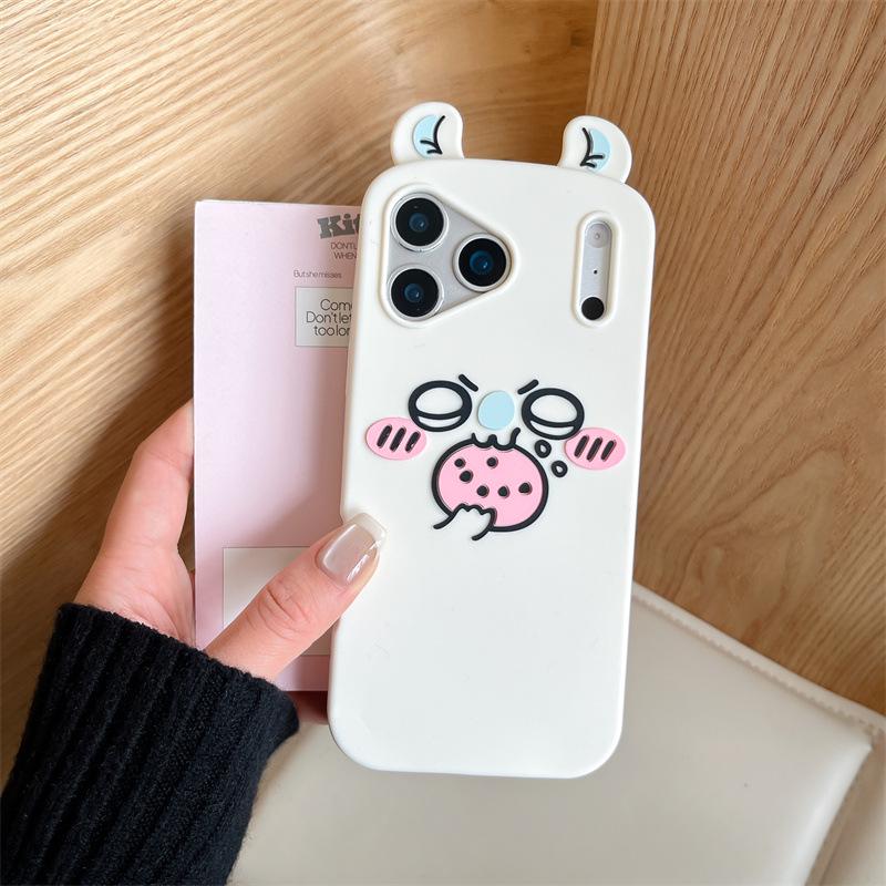 3D Cartoon Flying Mouse Anti-Fall Phone Case for iPhone 12/13/14/15/16/17/Pro/Max