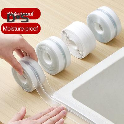 Caulk Tape Self-Adhesive Waterproof Sealant Caulking Strip Peel And Stick Floor Shower Wall Tile Edge Protector for Bathroom Kitchen