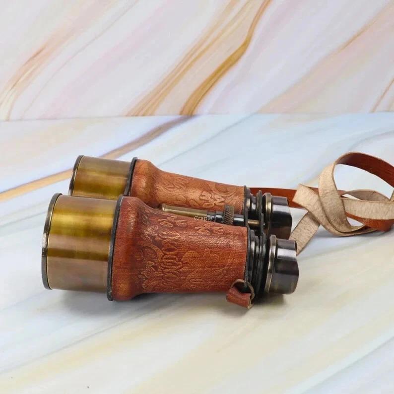 Dollond London Vintage Mosiężne Lornetka, Antyczny Prezent dla Kolekcjonerów, Morska