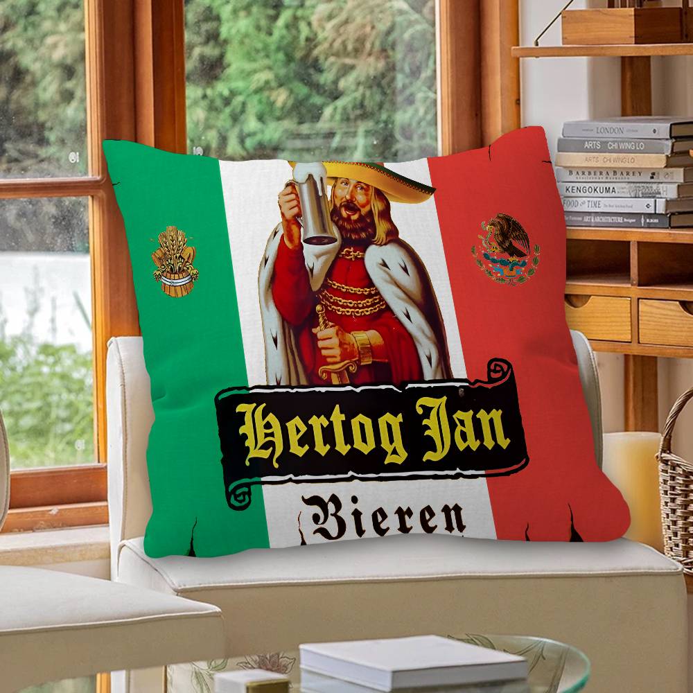 Anime H-Hertog J-Jan Pillow Cushion Cover Pillowcase Living Room Sofa Home Decor Customized