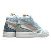 Li Ning Deluxe Hi Slip Resistant Coverage Lightweight High Top Vintage Basketball Shoes Women's Mist Blue AGBR026-3