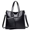 Two-piece Mother and Child Soft Leather Single Shoulder Bag Women's Tote Bag Crossbody Bag Large Capacity Shopping Bag