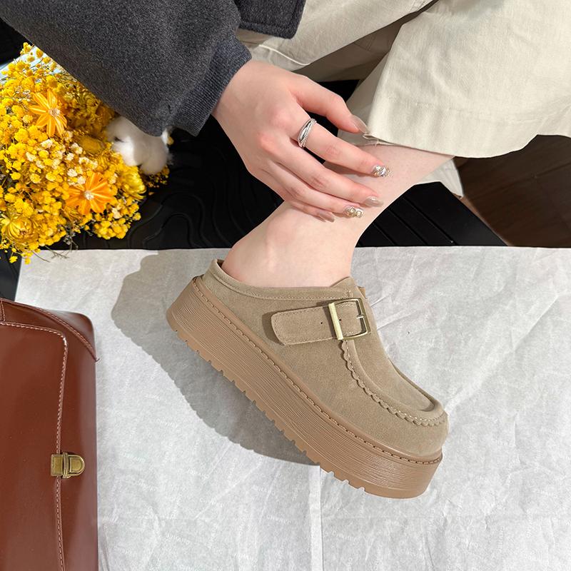 Fashion Girls Flats Spring Fall Shallow Lazy Loafers Shoes for Kids Girl Comfortable Soft Suede Sneaker Casual School Shoes