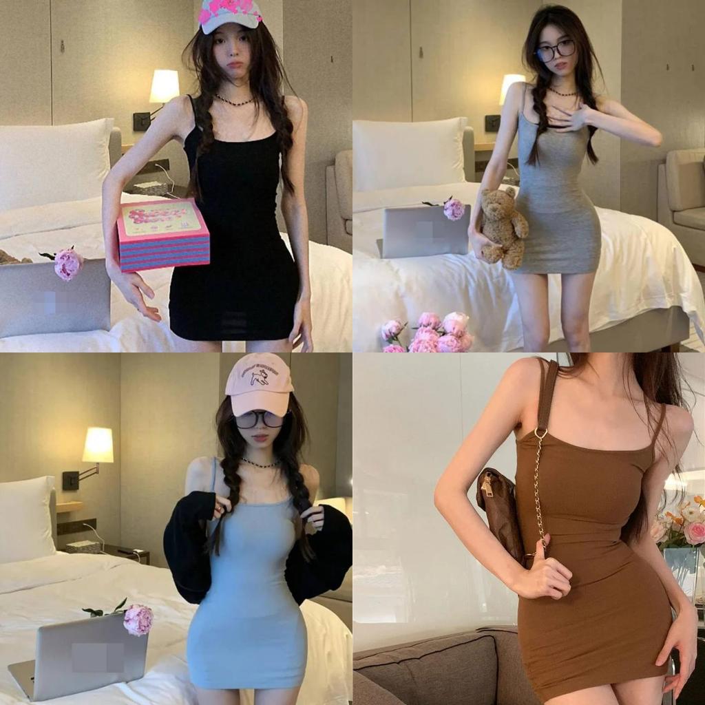 Classic Black Sleeveless A Line Dress With High Waist For Summer Fashion
