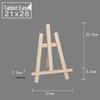 Wooden Foldable Mini Tabletop Easel for Painting and Sketching
