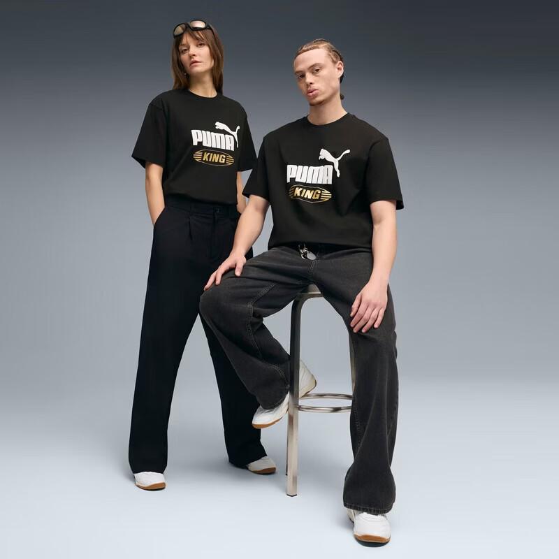 Puma Unisex Retro Loose Fit Cotton Graphic T-Shirt 636821