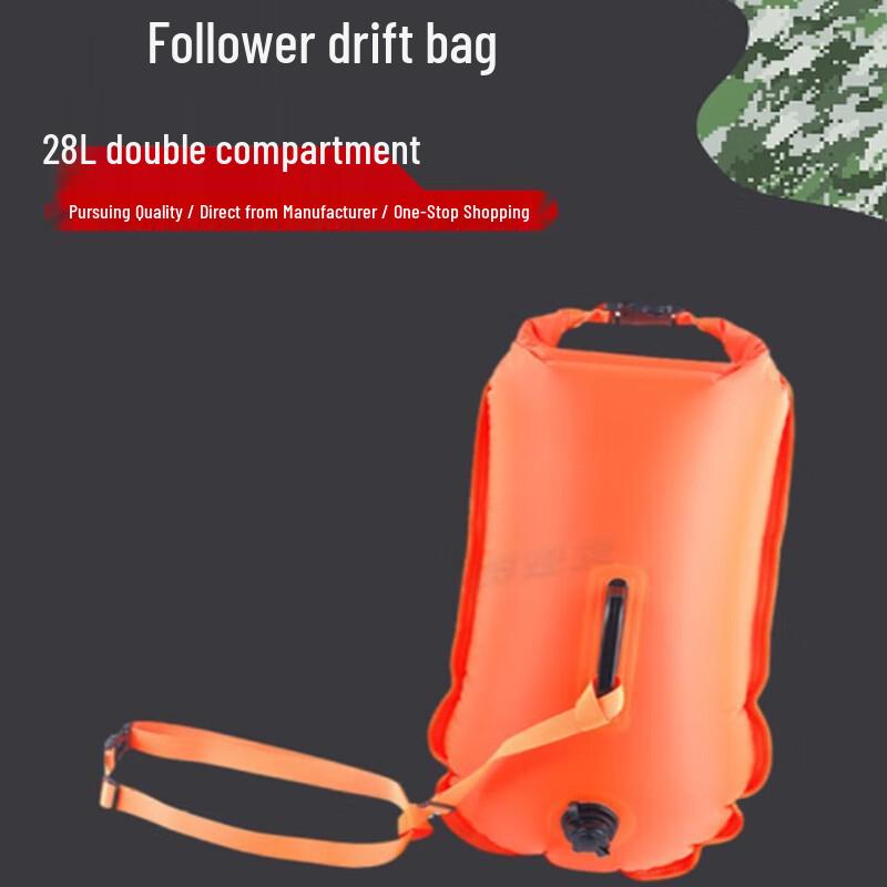 HONG JUN 28L Swimming Safety Buoy with Dry Bag