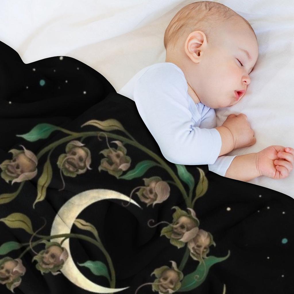 Death's Head Throw Blanket Sofas Luxury Thicken Beach Custom Blankets