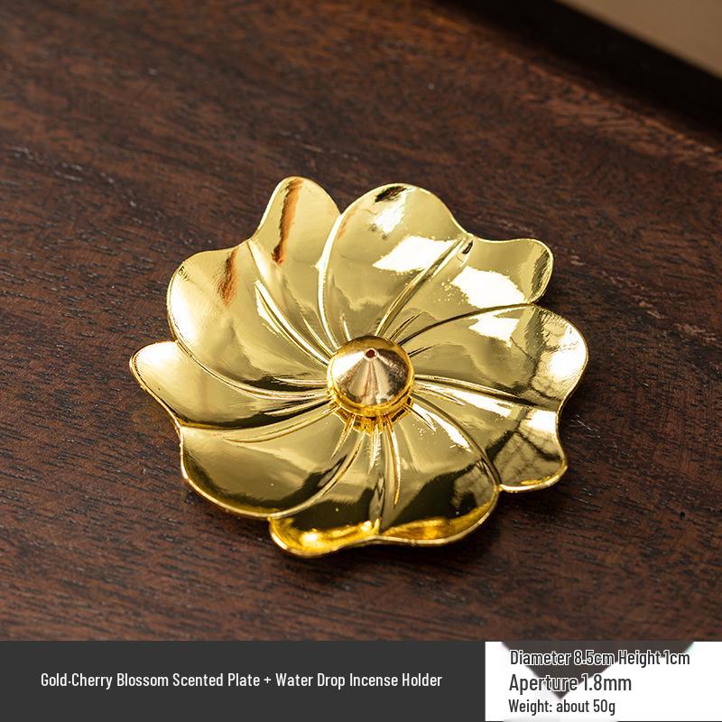 Fisherman Fishing Line Incense Holder: Indoor Tea Ceremony Ornament, Alloy Incense Burner Base.