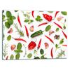 GLASS PLATE CUTTING BOARD 52x40 VEGETABLES