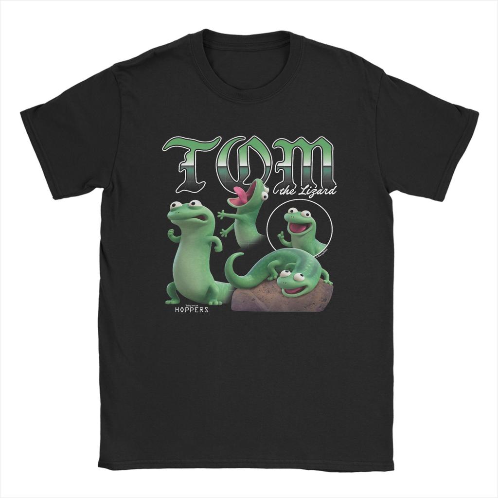 Hoppers Tom Lizard Funny Face Empty Head T Shirt Summer Pure Cotton T Shirts For Unisex Harajuku Design Tee Shirt Funny Tops
