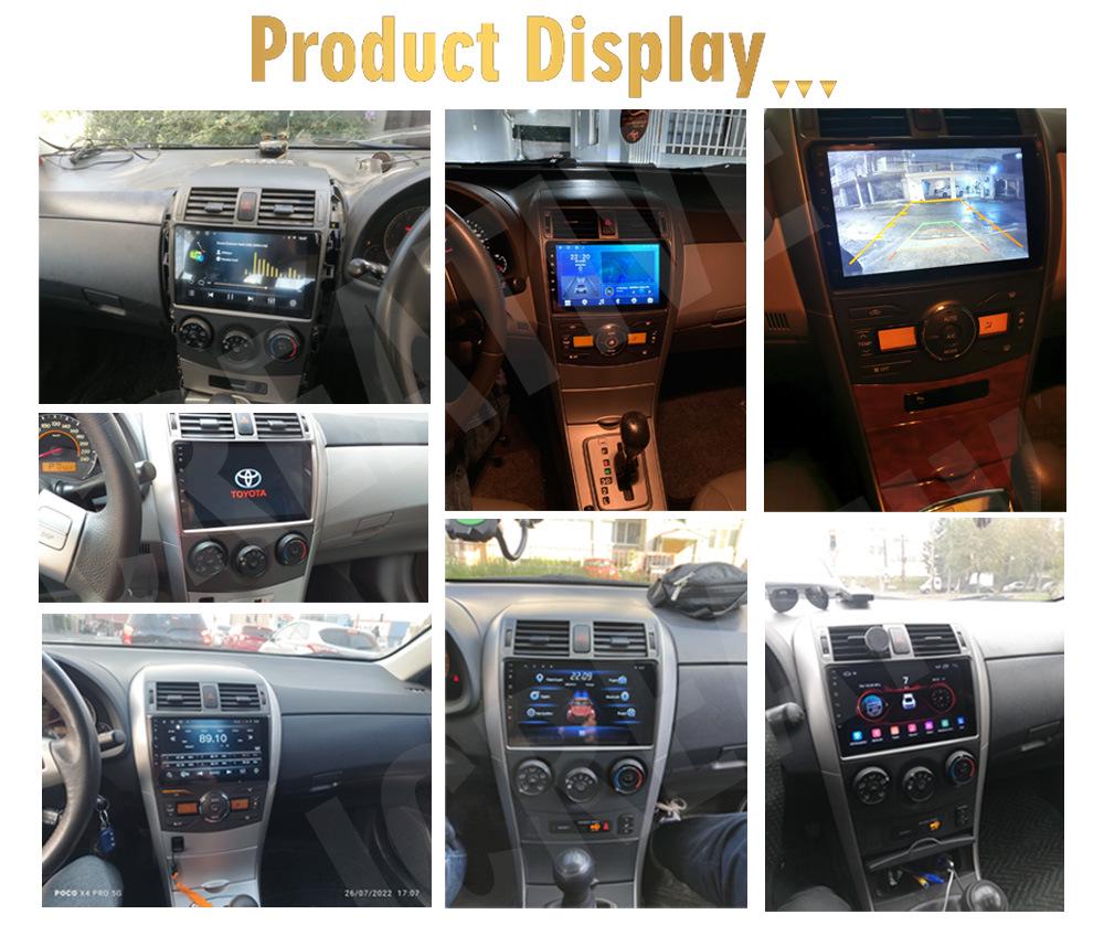 Toyota Corolla 06-13 Android GPS Navigation with Bluetooth, Reversing Camera, CarPlay