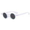 Retro Small Round Punk Women Sunglasses Fashion Double Color Men Trending Hip Hop Sun Glasses Shades Uv400