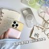 Gradient Magnetic Frosted Hard Case for iPhone 17/15 Pro Max - Ice Mist Large Hole Design.