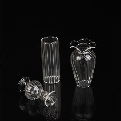 Cute Mini Glass Vase Plant Hydroponic Terrarium Art Plant Hydroponic Table Vase Clear Glass Crafts Diy Aromatherapy Bottle