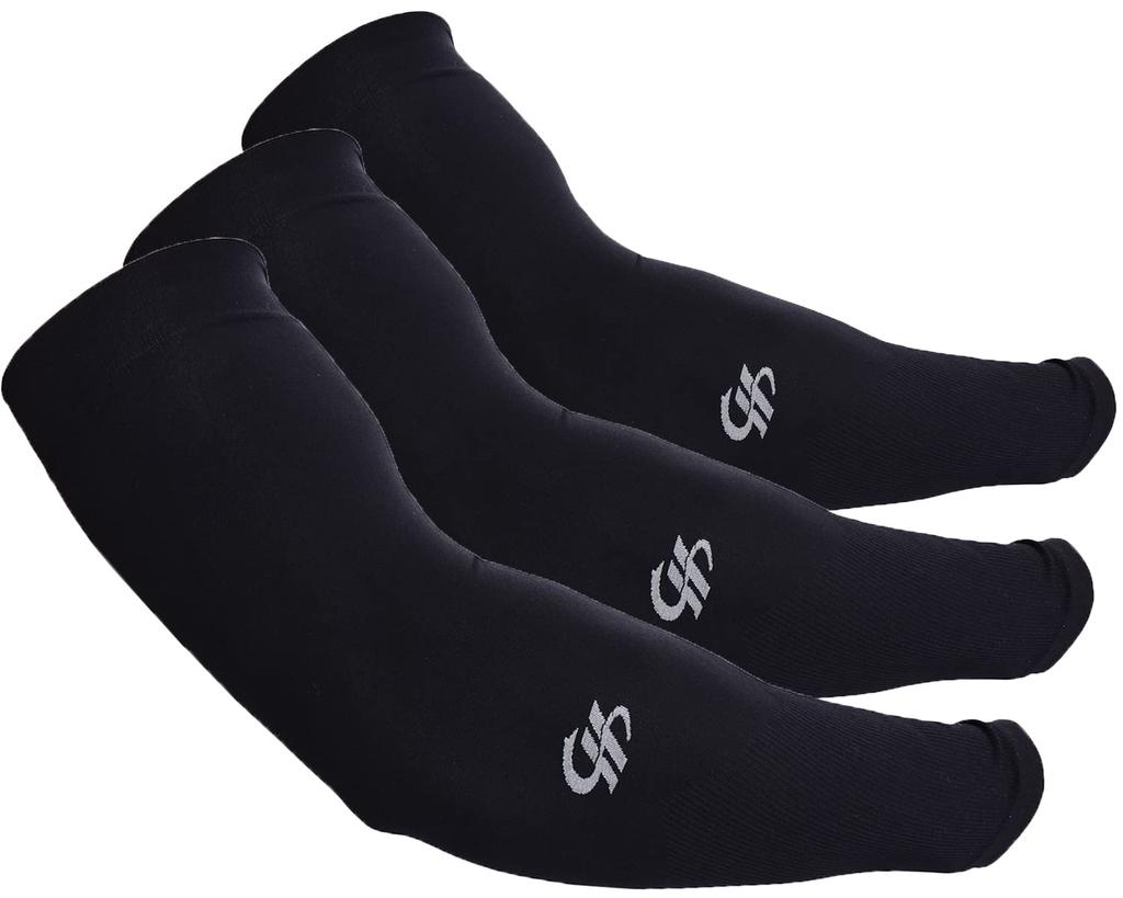 HOPESHINE Arm UV Solid UPF UV Sun Arm Sleeves for Outdoor and Covers, Gloves, Cooling, Color, Sweat-Wicking, Quick-Drying, Non-Slip, 50+ Protection,