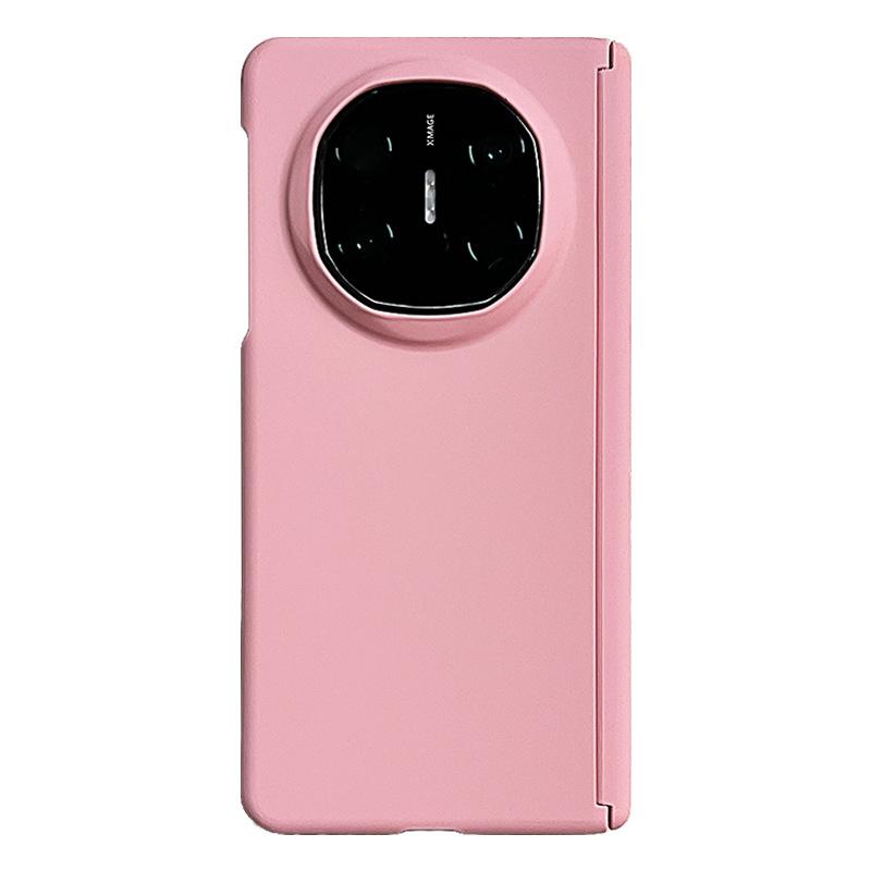 Kaguni, Korean Girl Style Pink Ultra-thin Rock Sand Skin Feeling, Suitable for Huawei Matex1/x1/x1 Mobile Phone Case, New Folding Screen Flip